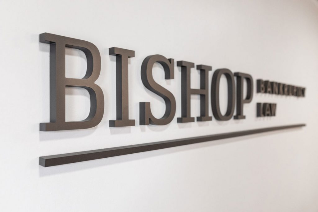 bishop law offices sign